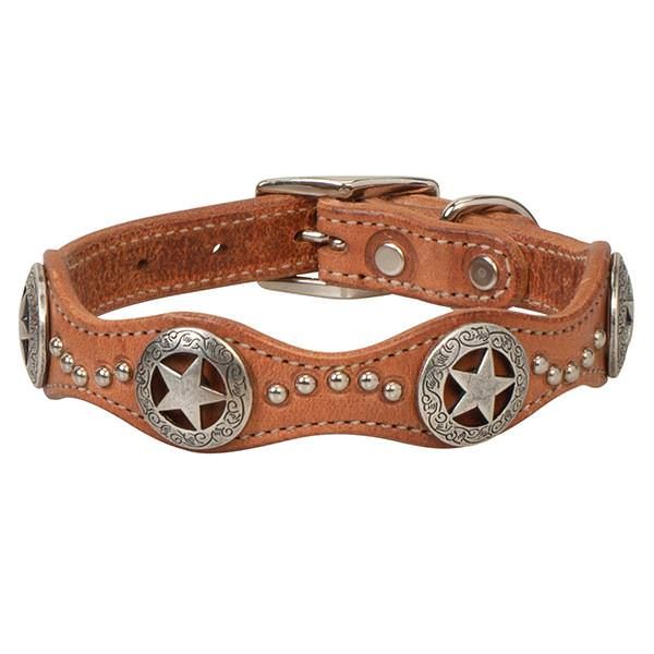 Weaver Leather Texas Star Collar, Size: 3/4 X 17"