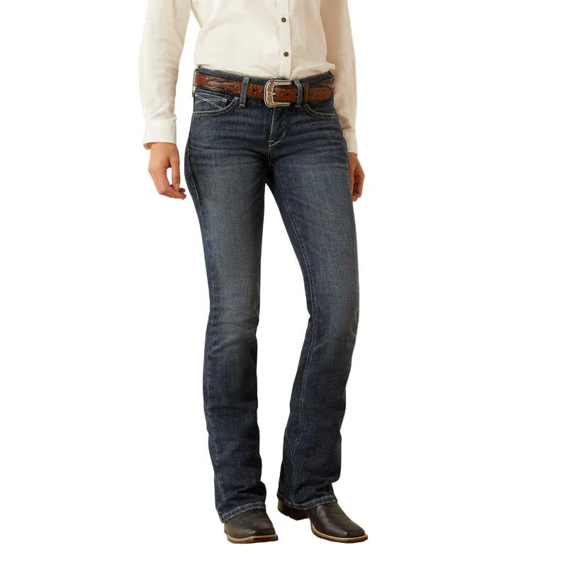 **Ariat Women's Perfect Rise Esti Boot Cut Jean- Missouri
