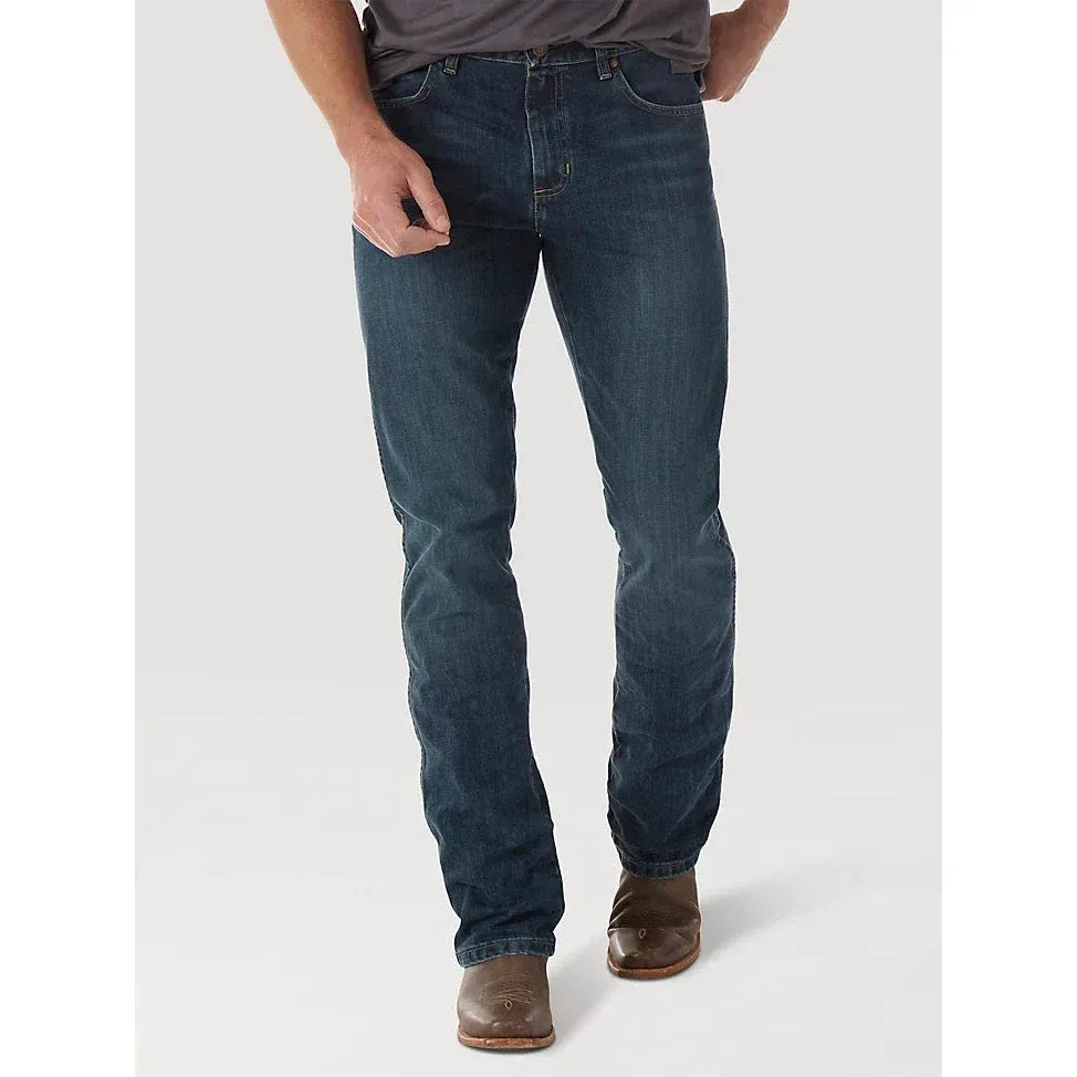 Wrangler Men's Retro Slim Fit Bootcut Jeans - River Wash, Length: 30, Waist: 29