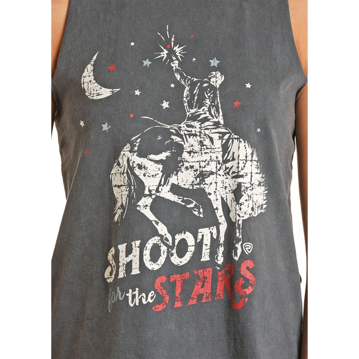 Rock &amp; Roll Women's Basic Muscle Tank - Navy