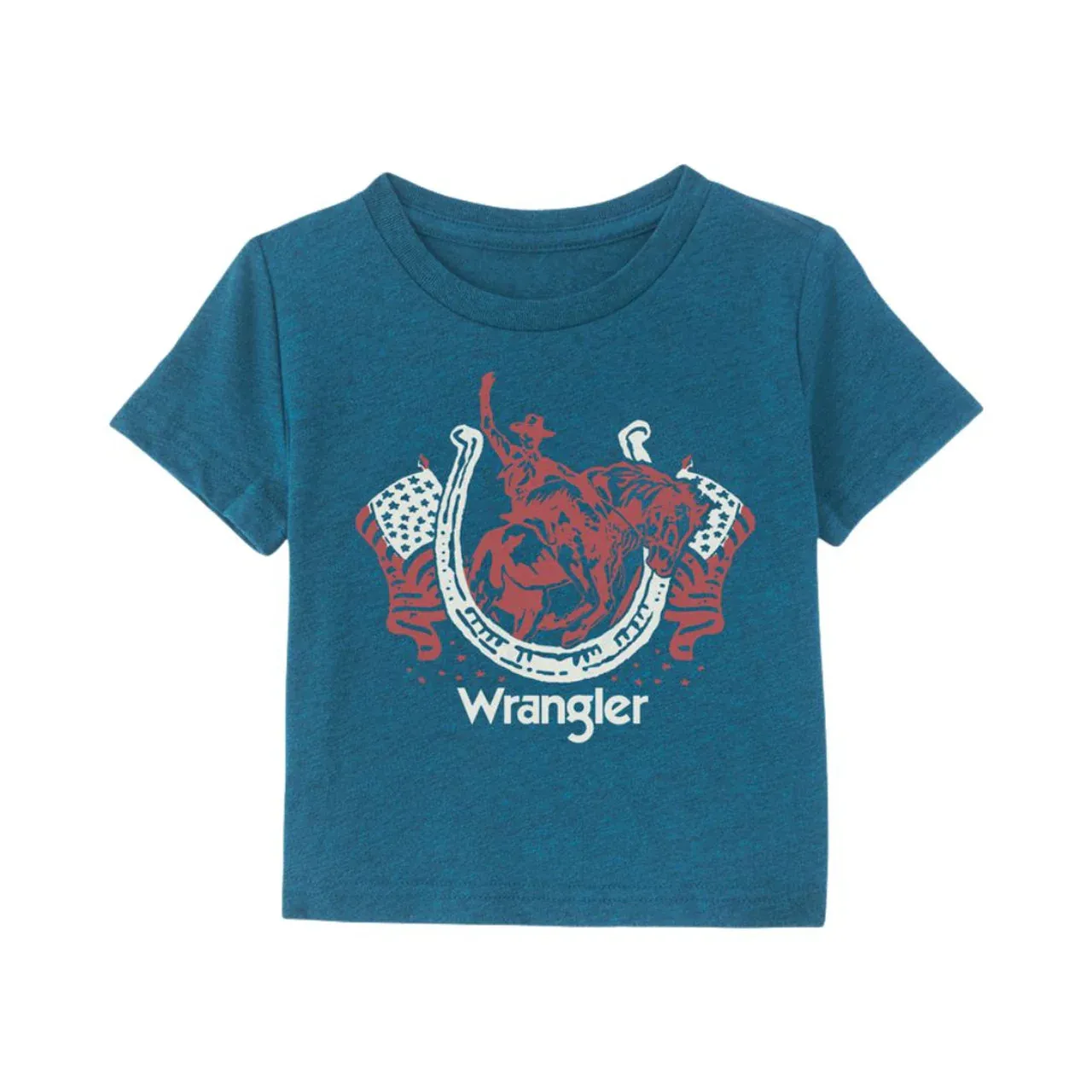 Wrangler Baby Boy Shirt - Cyan Blue, Size: 0-3M