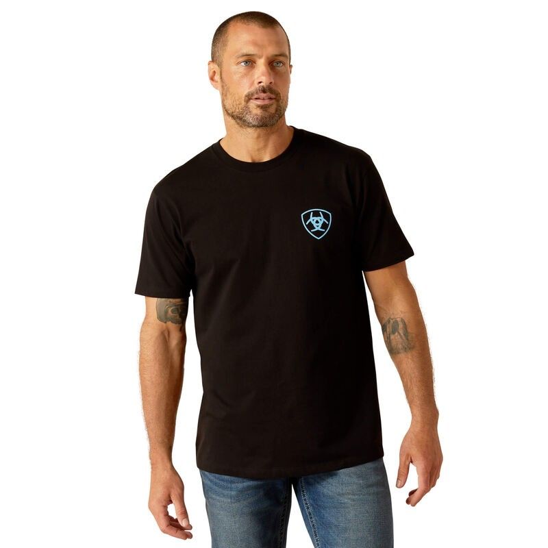 Ariat Men's Chrome Wire T Shirt - Black