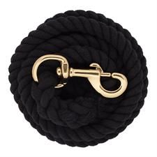 Weaver 8' Cotton Lead w/BP, Color: Black