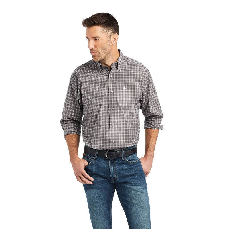 Ariat Mens Pro Wiley STR Classic LS Shirt Black