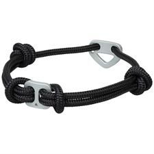 Weaver 1/4" Medium Adjustable Rope Collar, Color: 00-black