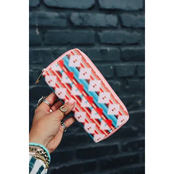 The Front Porch Label Wallets - Assorted Colours, Color: AZTEC