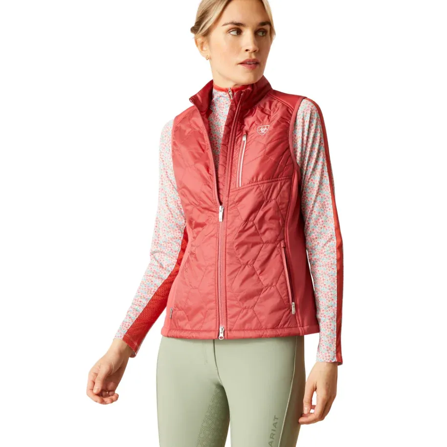 Ariat Women's Fusion Insulated Vest- Slate Rose