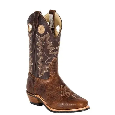 Brahma Men's Buckaroos &amp; Bronc Western Boots - Mountain Maple/Barcelona Brown
