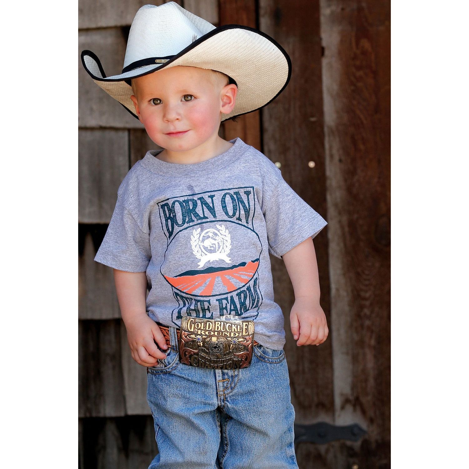 Cinch Boys SS Tee Heather Grey