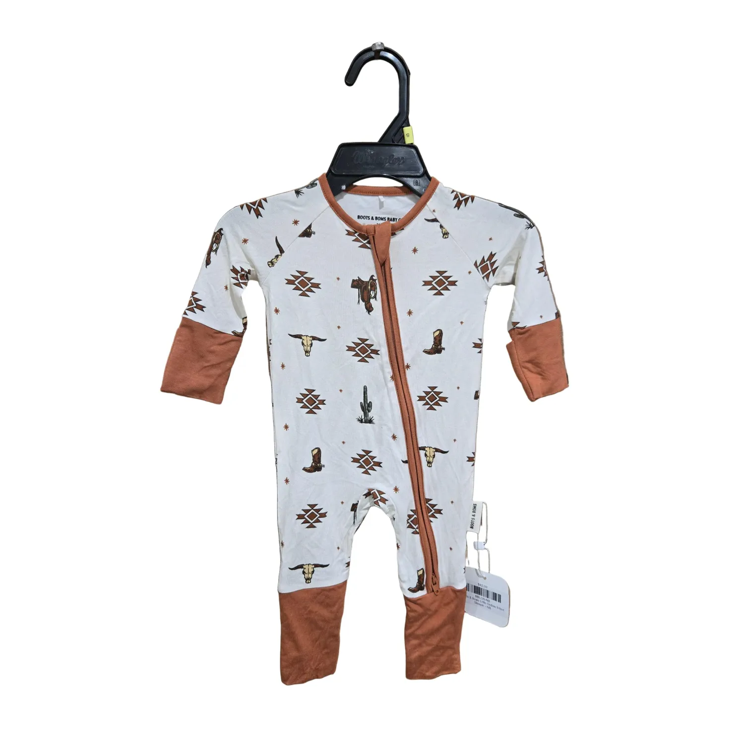 Boots &amp; Bows Little Outlaw Infant Sleeper