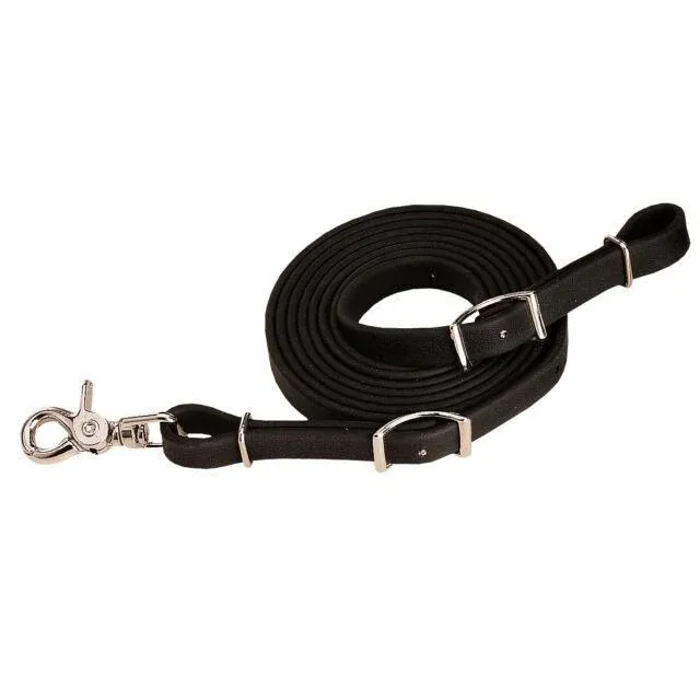 Weaver Leather Brahma Webb Trail Gear Roper Rein 5/8" x 8', Color: Black