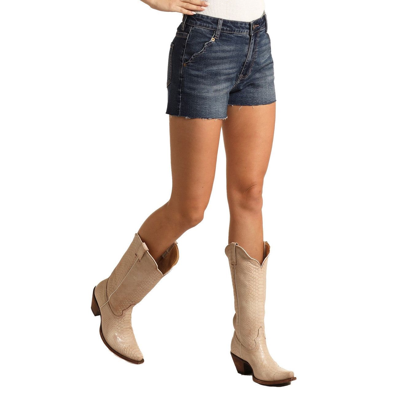 Rock &amp; Roll Women's Scallop Front Pocket
