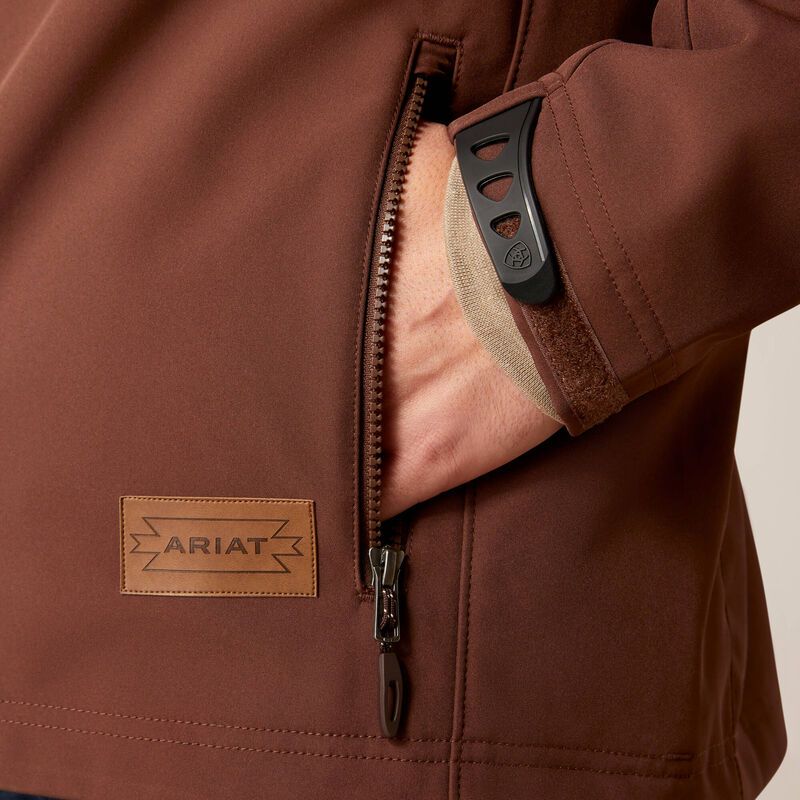 Ariat Men's Fleece Chimayo Jacket - Shaved Chocolate