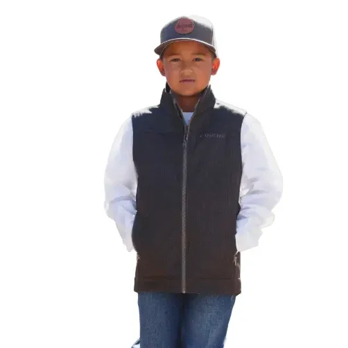 Cinch Boys Bonded Vest - Brown