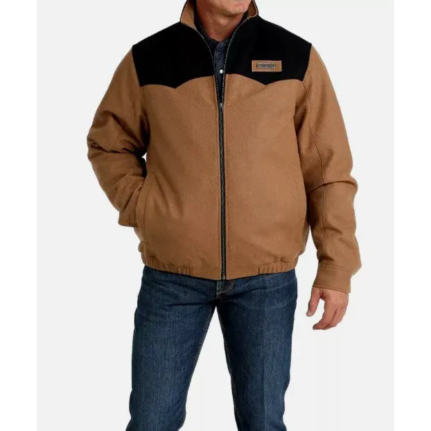 Cinch Men's CC Wooly Jacket - Brown, Size: 2XL