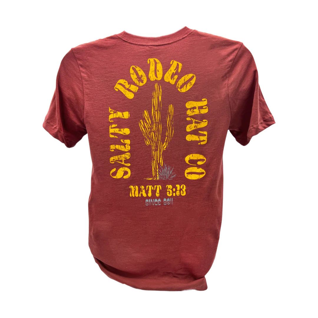 Salty Rodeo Rust Saguaro Tee