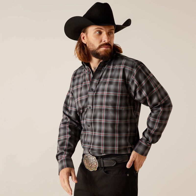 Ariat Men's Pro Newton Long Sleeve Classic Fit Shirt - Quiet Shade