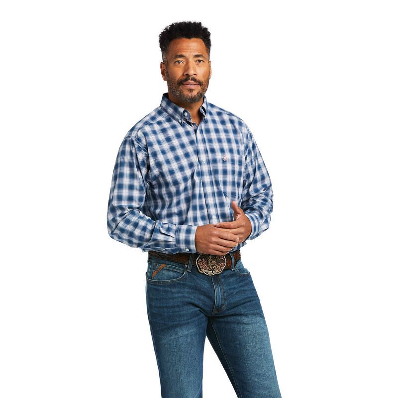 Ariat Mens Por Taj Classic LS Shirt Skyfall