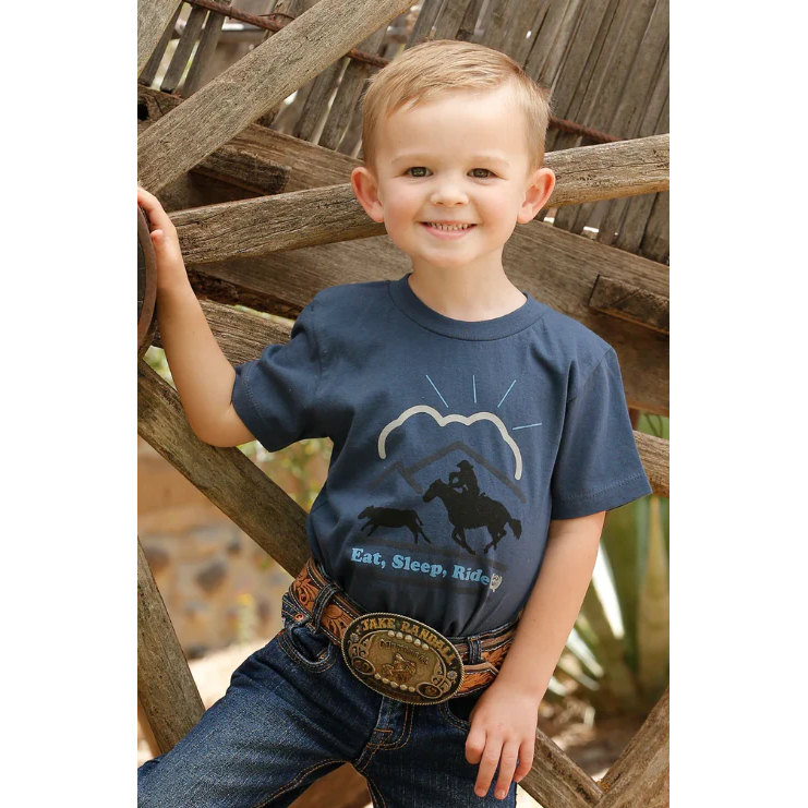 Cinch Boys SS Tee Blue