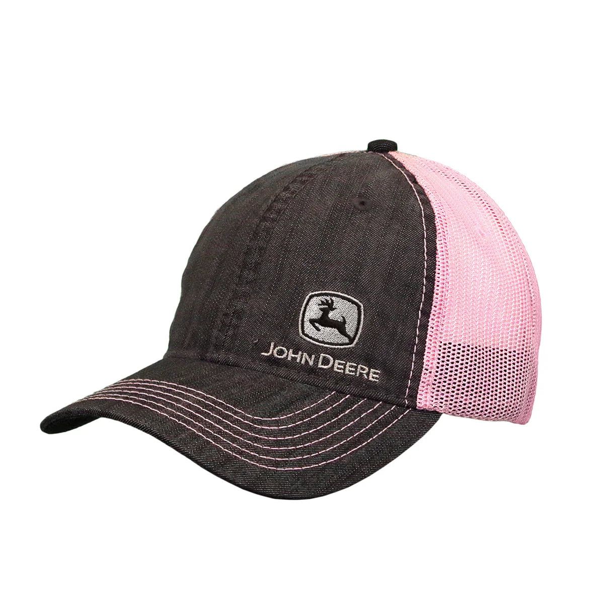 John Deere Women's Chambray Hat- PInk