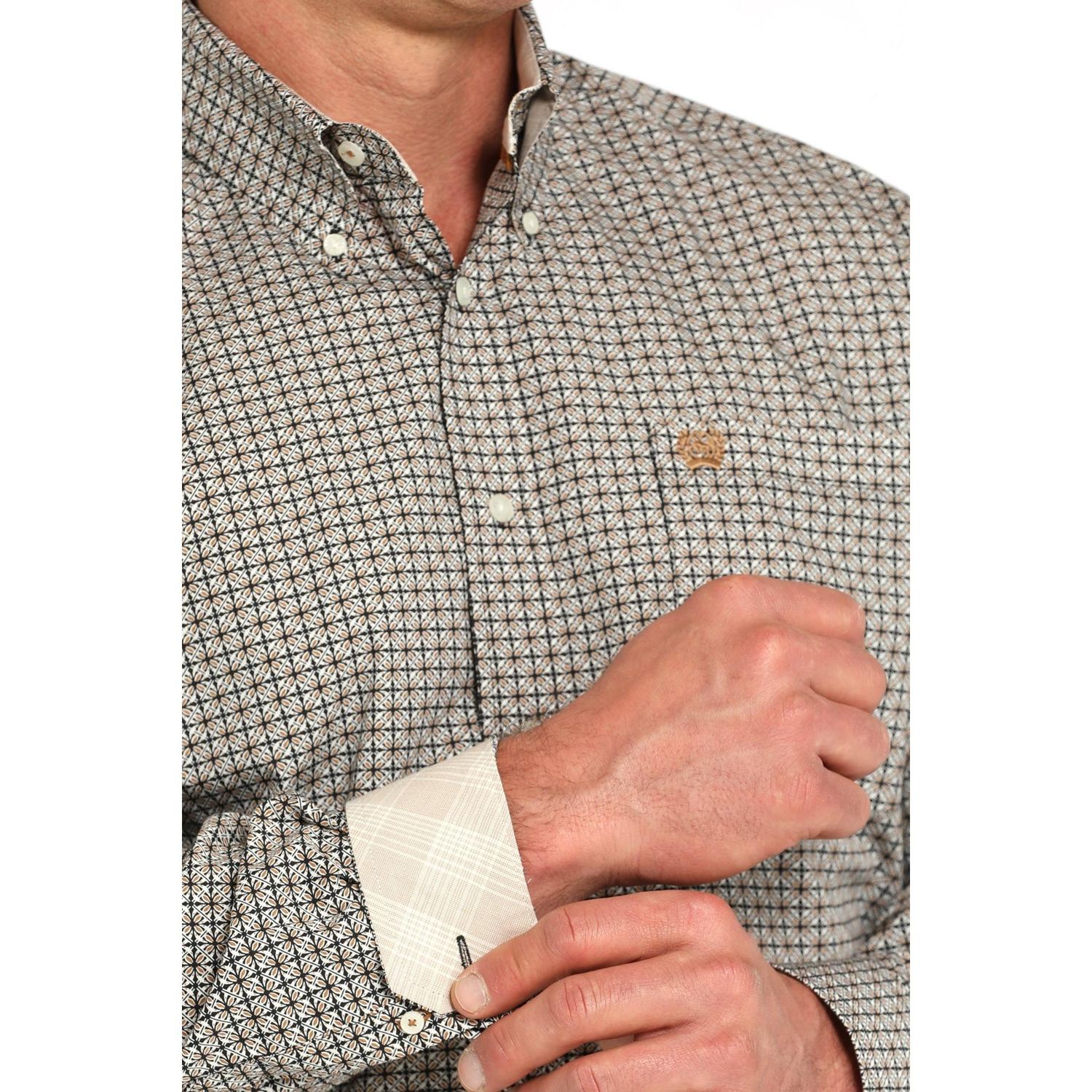 Cinch Men's Print Long Sleeve Shirt 725 - Multicolor