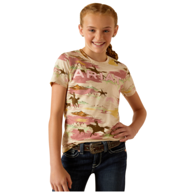 Ariat Girl's Hawaiian Short Sleeve T-Shirt - Print