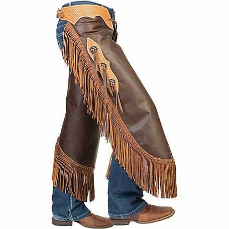 Weaver Leather Pull-Up Fashion Chink with Basketweave Yoke, Size: XLARGE