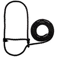 Weaver Leather Rope Halter Calf, Color: Black