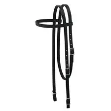 Weaver Leather Nylon Browband Headstall Pony, Colour: BLACK, Size: Pony