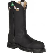 Canada West Men's Western Work Boot - Black