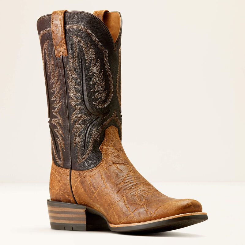 Ariat Men's Stadtler Western Boots - Smoked Tan/Aging Barrel