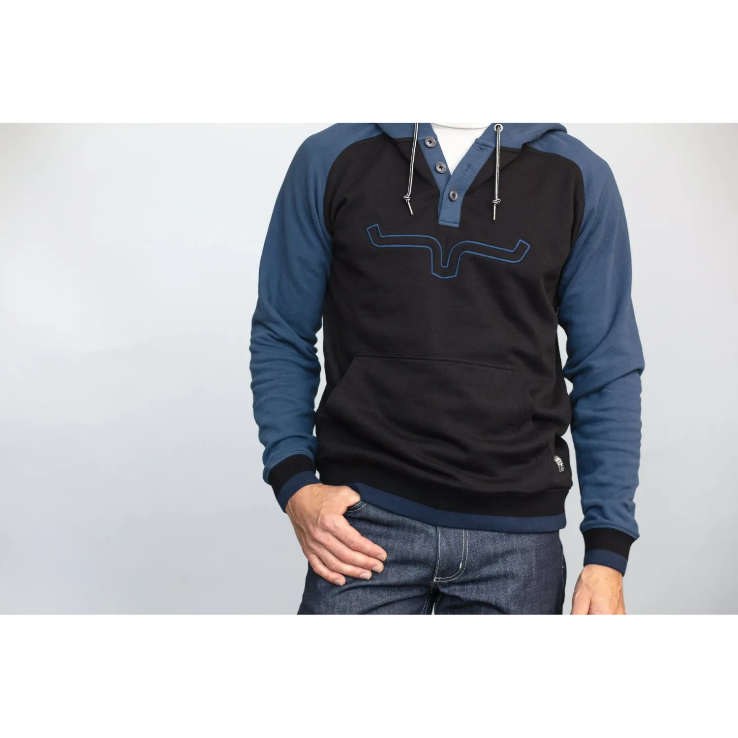 Kimes Blaze Hood Fleece, Color: Black, Size: S