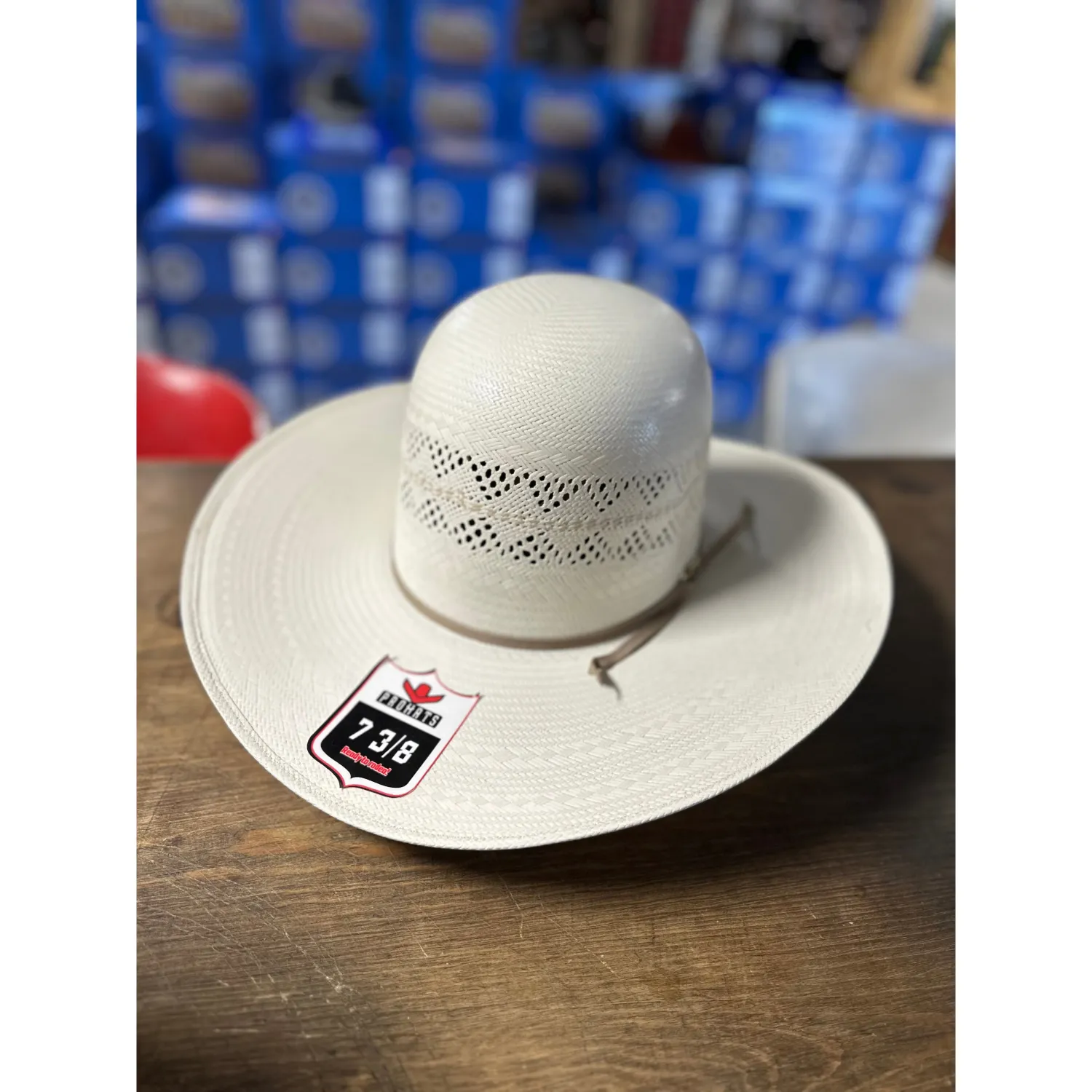 PROHATS Straw Hat PH56 Open Crown