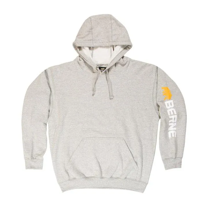 Berne Men's Unlined Pullover Fleece - Grey, Size: 2XL