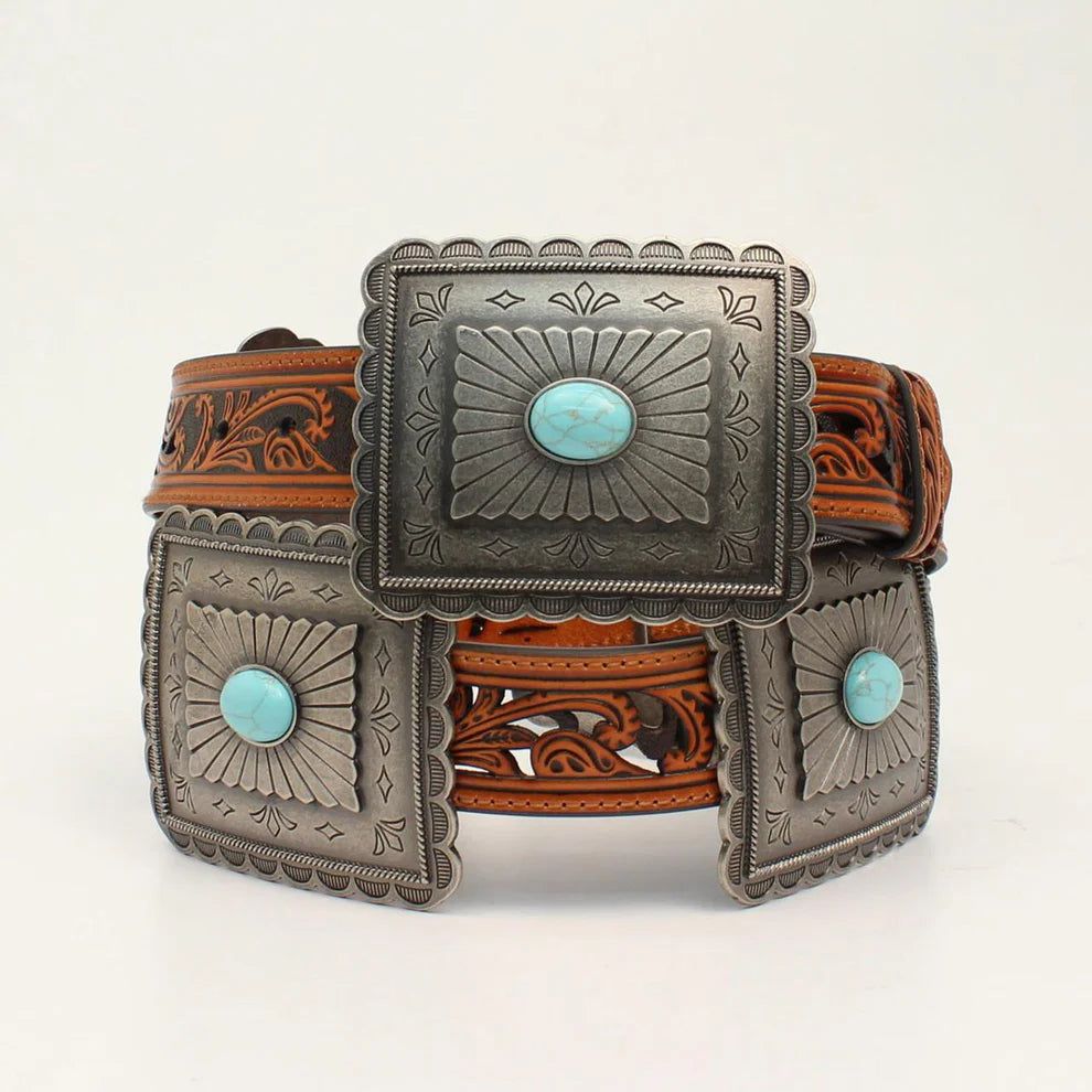 Ariat Women's Rectangular Concho Western Belt