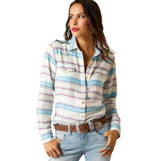 Ariat Women's Long Sleeve Striped Shirt - Rica Jacquard