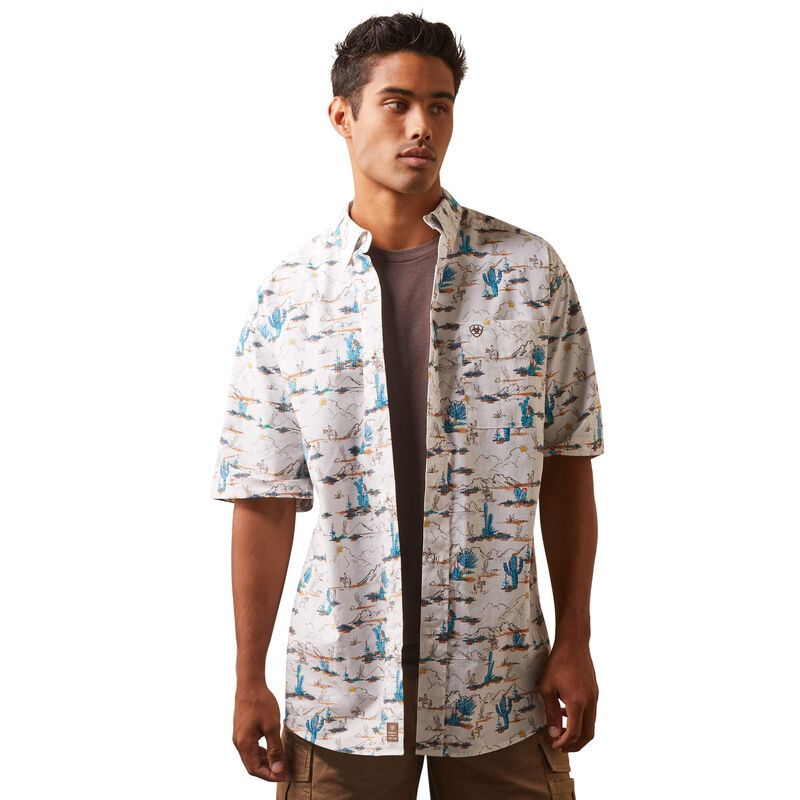 Ariat Men's Krish Classic Fit Shirt - White