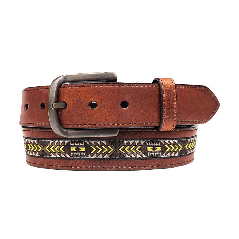 Lejon Men's Azteca Belt - Saddle