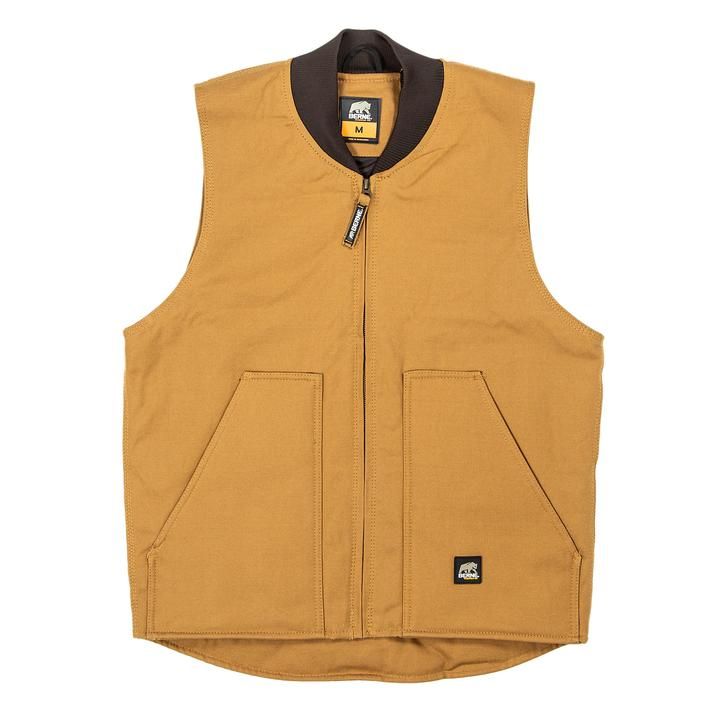 Berne Duck Workman's Vest - Regular, Size: 2XL