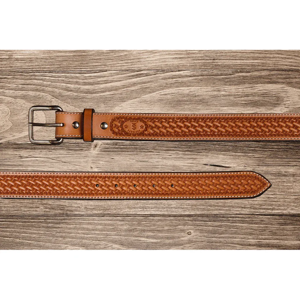 Natural Basket Belt, Size: 32