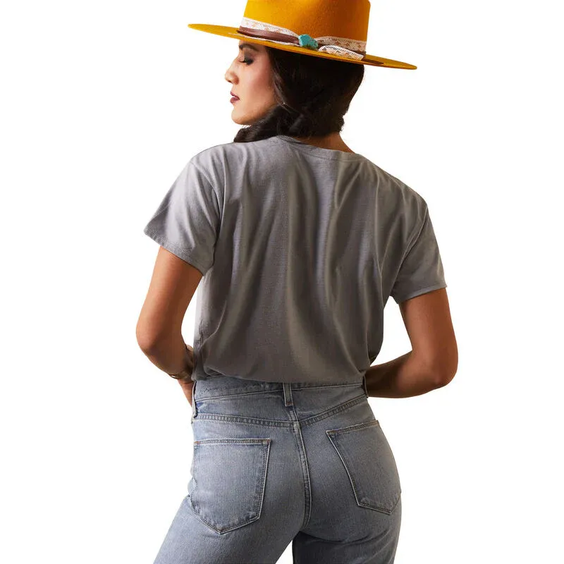 Ariat Women's Rainbow T-Shirt - Stone Heather