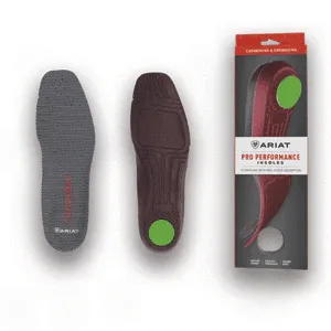 Ariat Men's Pro Performance Insoles - Wide Square Toe, Size: 7