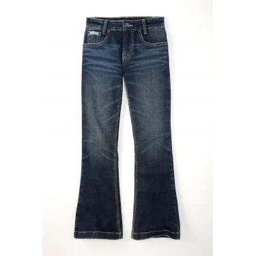 Cruel Girl Girls Mid Rise Slim Jeans Violet - Rinse
