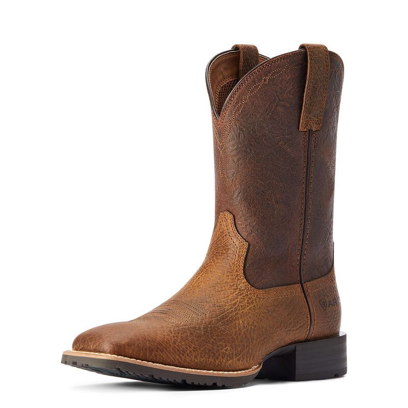 Ariat Men's Hybrid Grit Western Boots - Earth