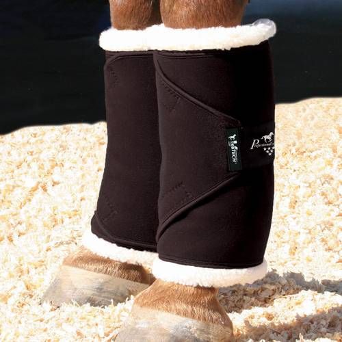 Professional's Choice VenTech Black Standing Wraps, Size: S