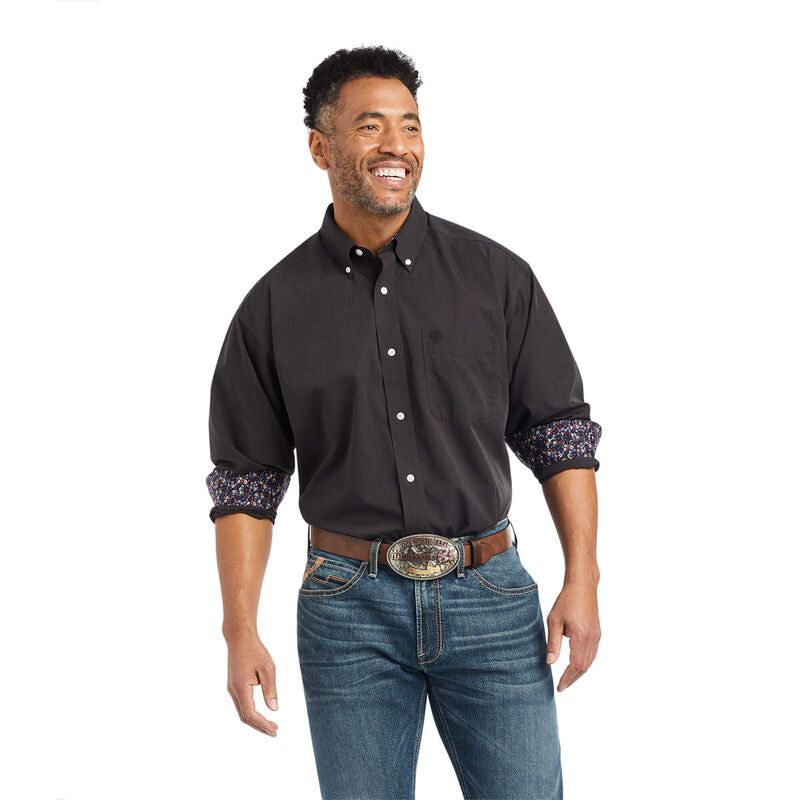Ariat Mens WF Solid Pinpoint Oxford Classic Fit Shirt