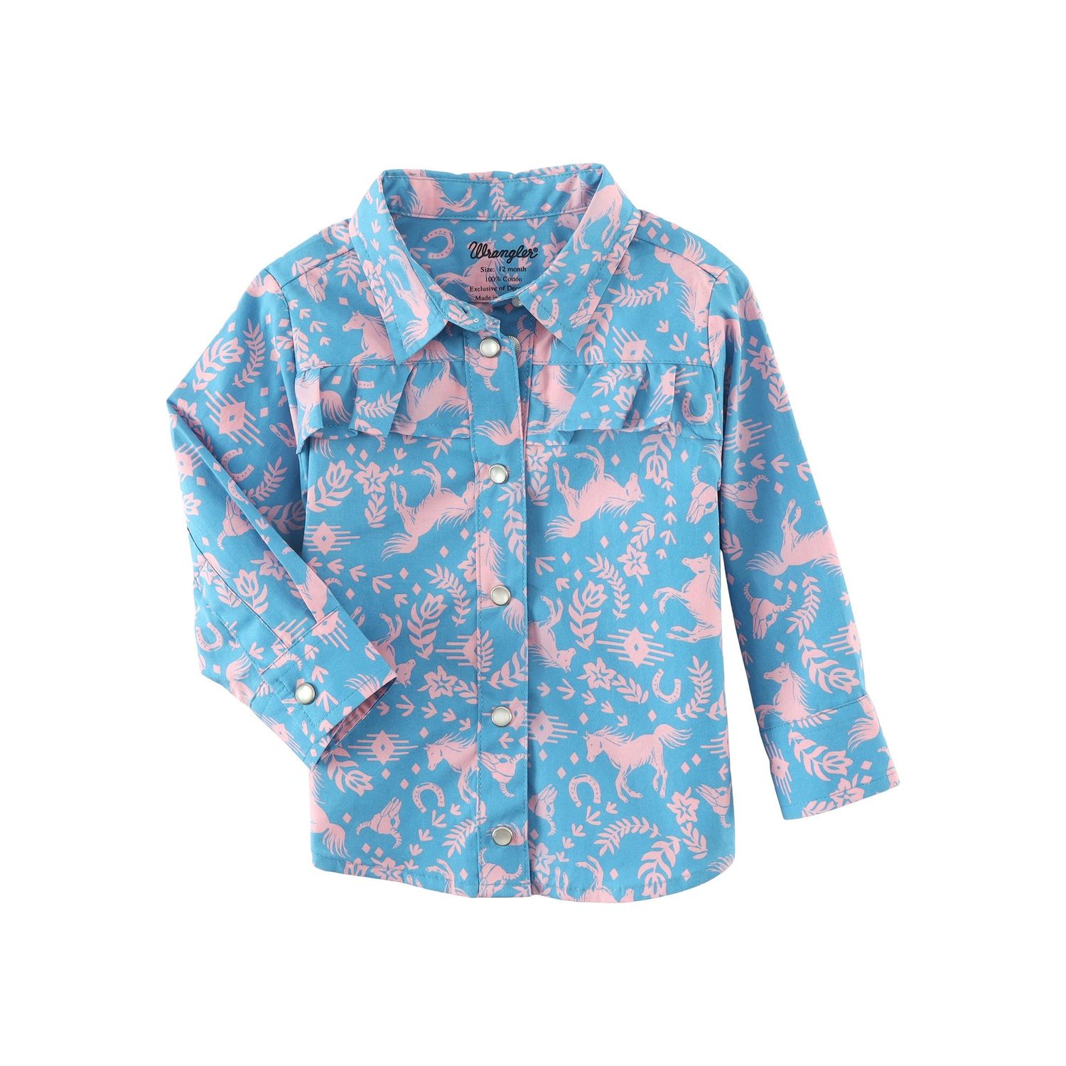 Wrangler Baby Girl's Shirt - Blue