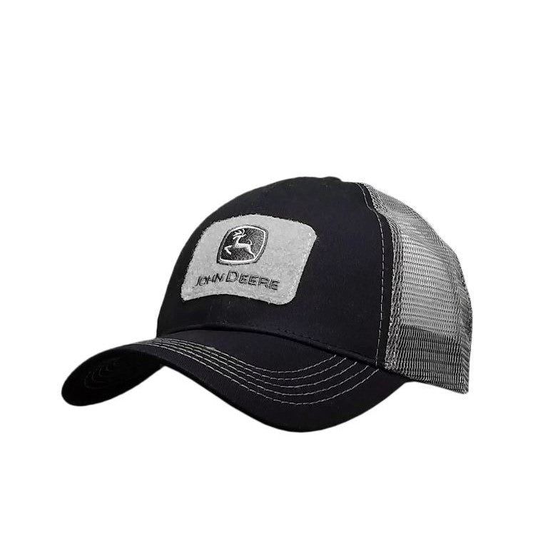John Deere Men's Black Tactical Patch Ball Cap - Black