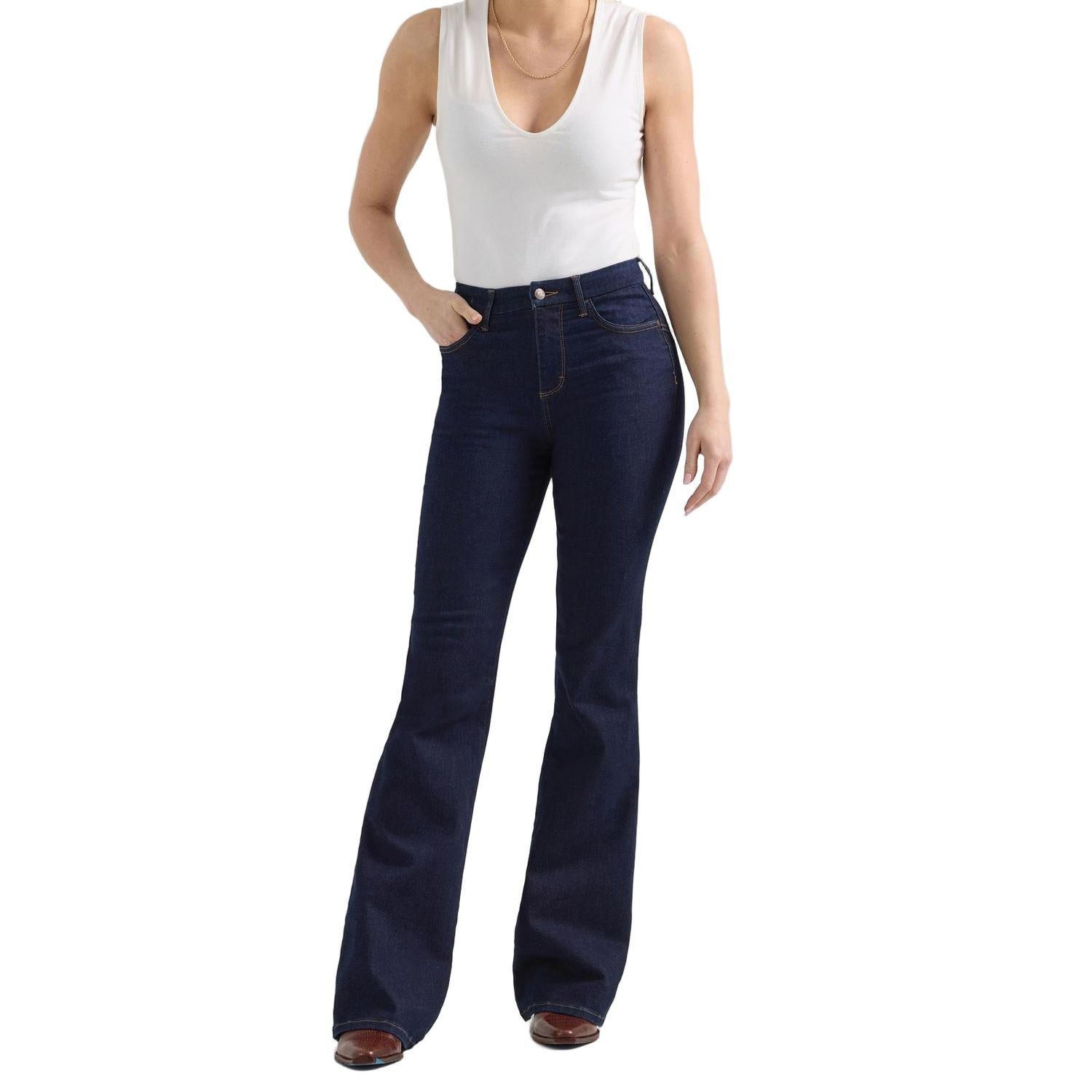 Wrangler Women's High Rise Bespoke Flare Jean - Adalyn
