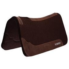 Synergy 3/4" Steam Pressed Performance Pad Pressed Merino Wool Felt Perf Pad, Color: 14-chocolate
